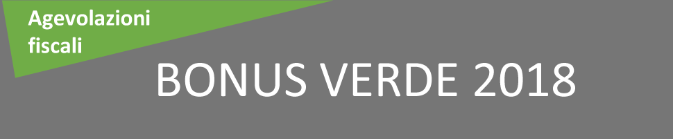 bonus verde 2018
